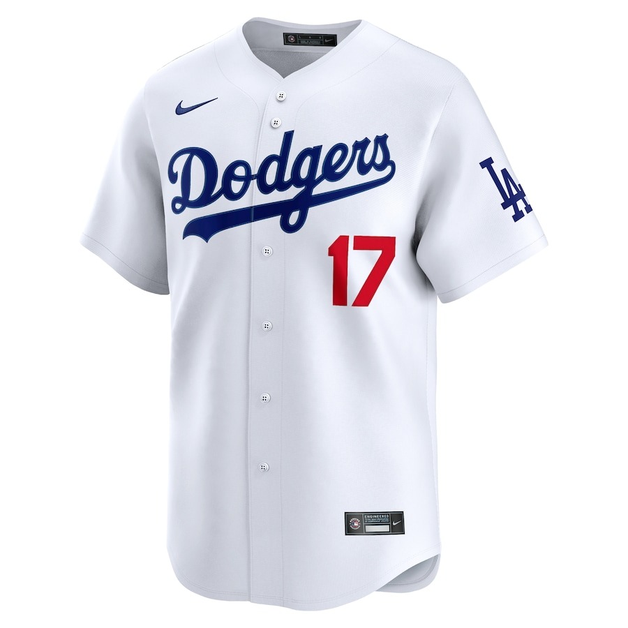 Men's Los Angeles Dodgers Shohei Ohtani Nike White Home Limited Player Jersey - Puhuasuan