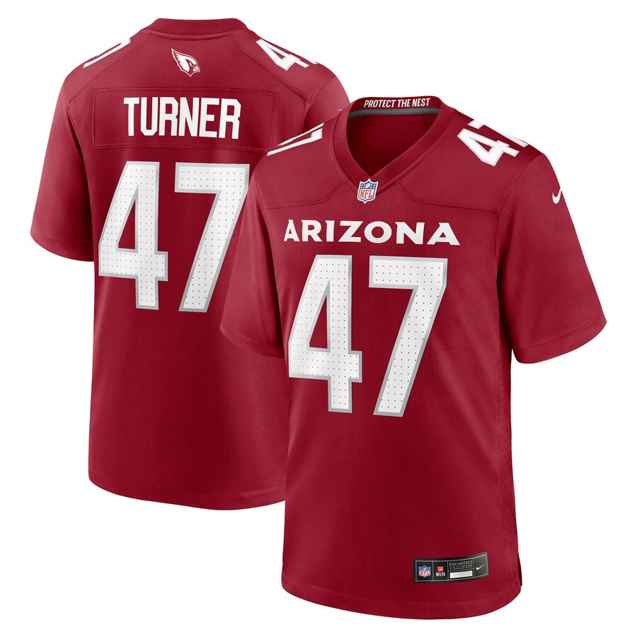 Men's Arizona Cardinals Ezekiel Turner Nike  Cardinal Team Game Jersey - Puhuasuan