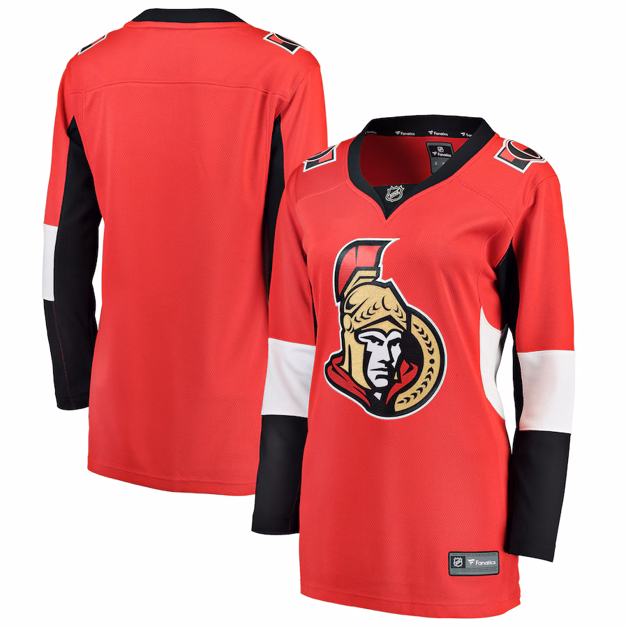Women's Ottawa Senators Fanatics Red Breakaway Home Blank Jersey - Puhuasuan