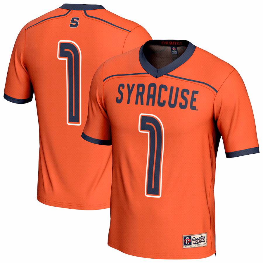 Youth GameDay Greats #1 Orange Syracuse Orange Lightweight Lacrosse Fashion Jersey - Puhuasuan