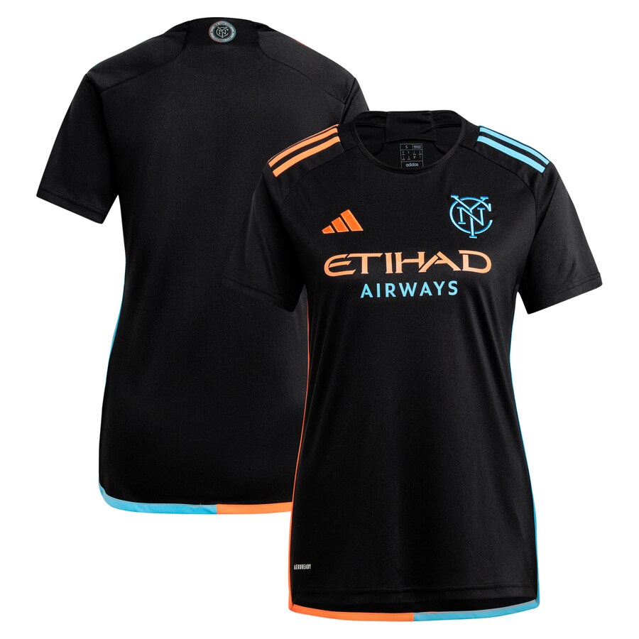 Women's New York City FC  adidas Black 2024 24/7 Kit Replica Jersey - Puhuasuan