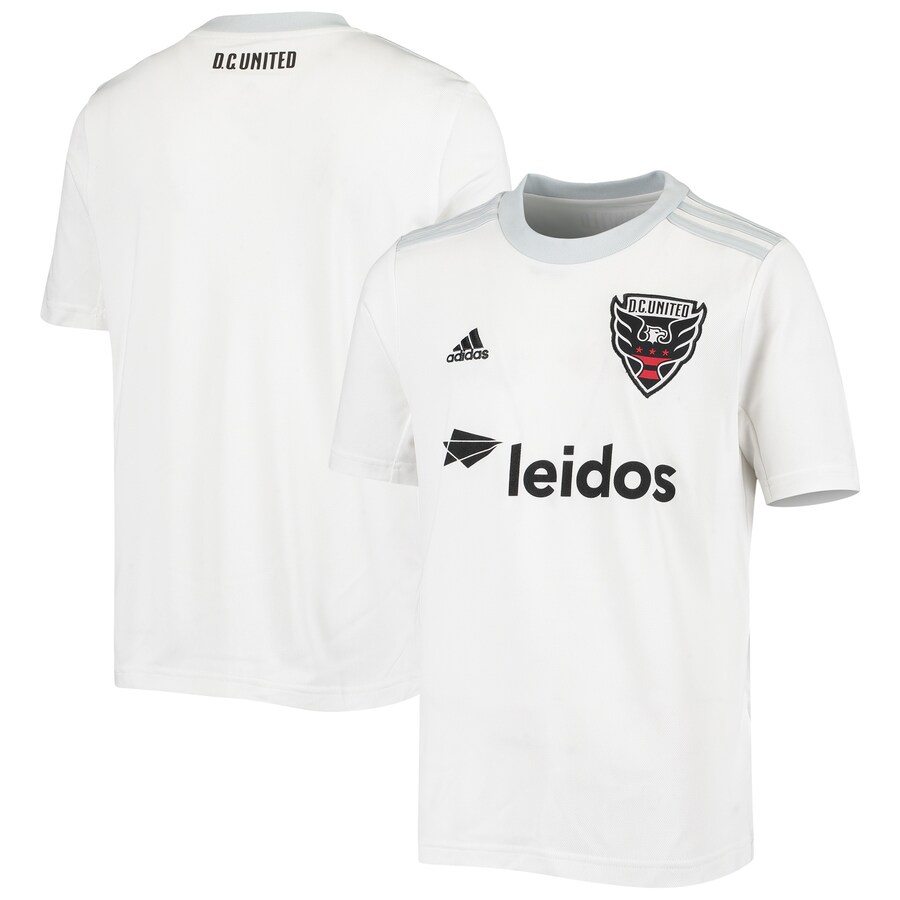 Men's D.C. United adidas White 2019 Away Team Authentic Jersey - Puhuasuan