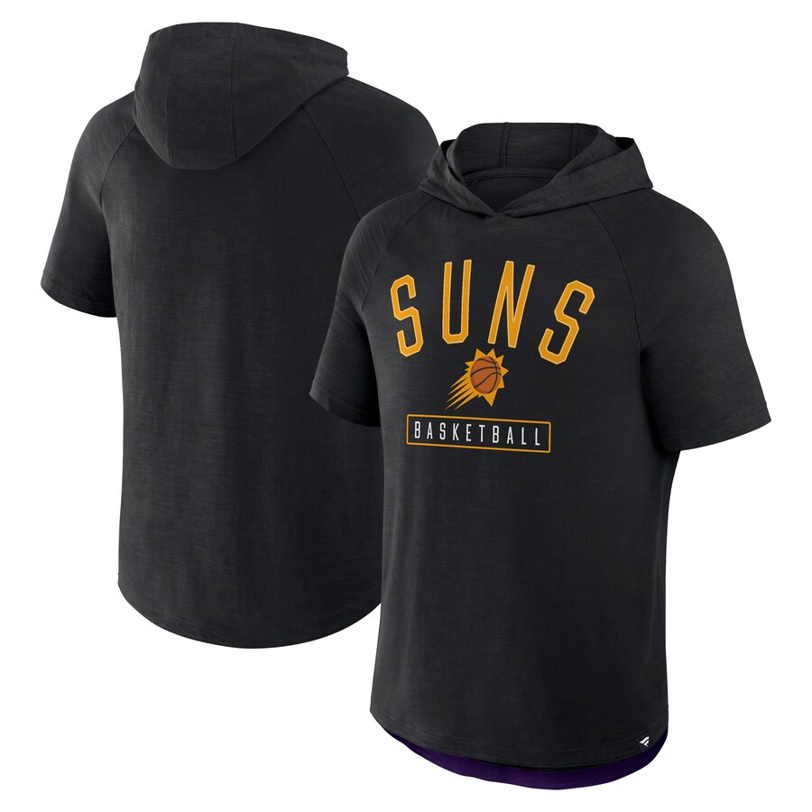 Men's Phoenix Suns Fanatics Black Pass Legend Hooded T-Shirt - Puhuasuan