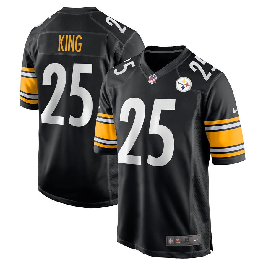 Men's Pittsburgh Steelers Desmond King Nike  Black  Game Jersey - Puhuasuan