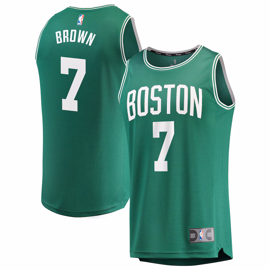 Youth Boston Celtics Jaylen Brown Fanatics Kelly Green Fast Break Player Jersey - Icon Edition - Puhuasuan