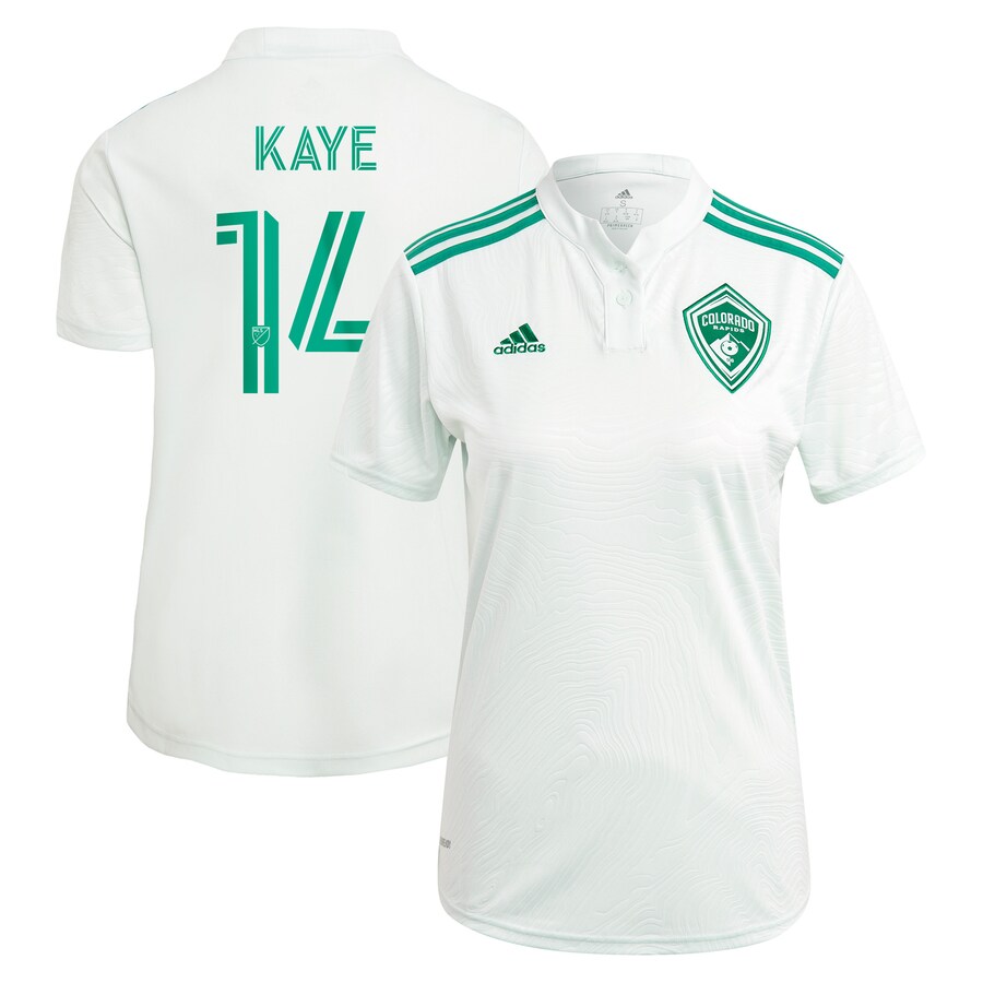 Women's Colorado Rapids Mark-Anthony Kaye adidas Green 2021 Class Five Replica Player Jersey - Puhuasuan