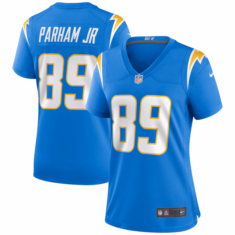 Women's Los Angeles Chargers Donald Parham Jr. Nike Powder Blue Game Jersey - Puhuasuan