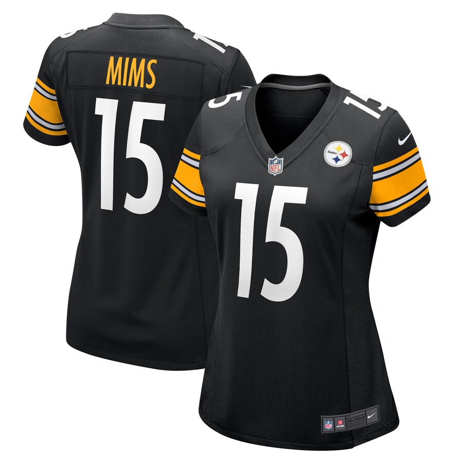 Women's Pittsburgh Steelers Denzel Mims Nike Black Game Jersey - Puhuasuan