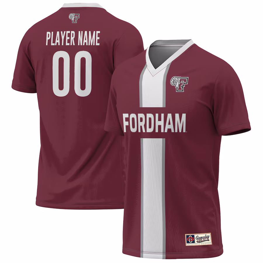 Fordham Rams GameDay Greats Unisex Pick-A-Player NIL Lightweight Soccer Jersey - Maroon - Puhuasuan