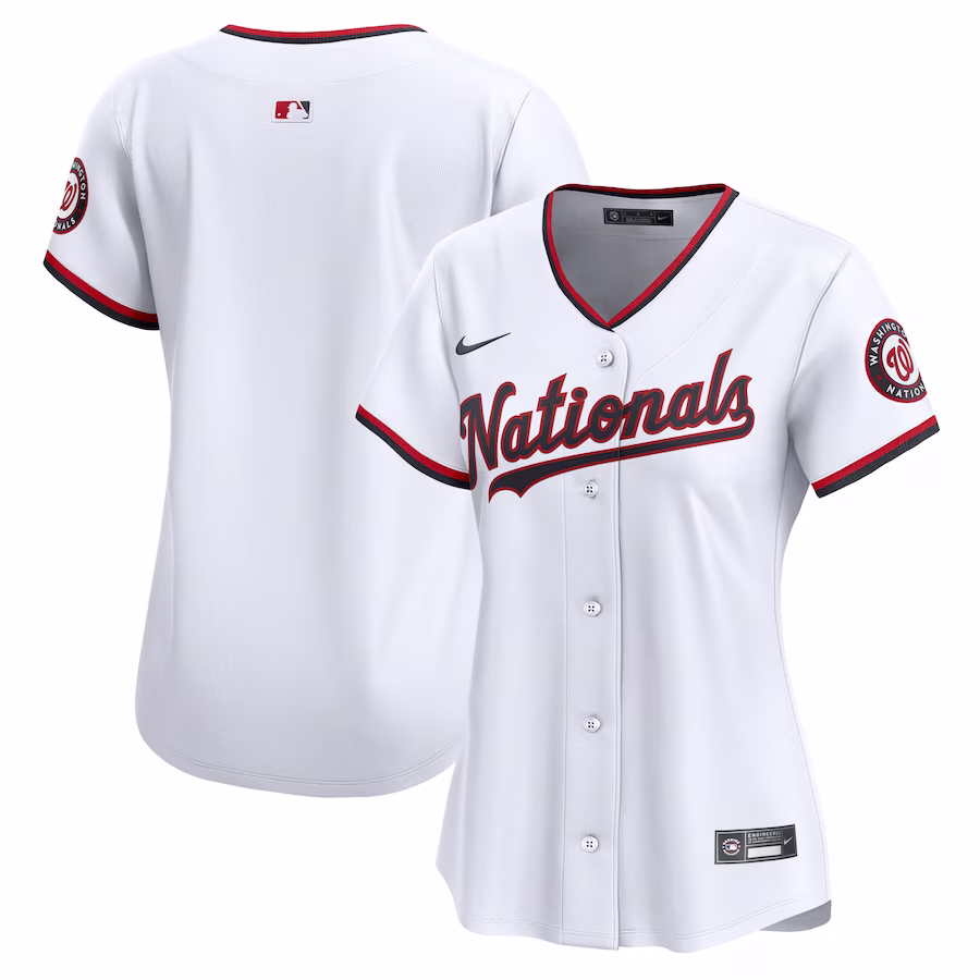 Women's Washington Nationals Nike White Home Limited Jersey - Puhuasuan