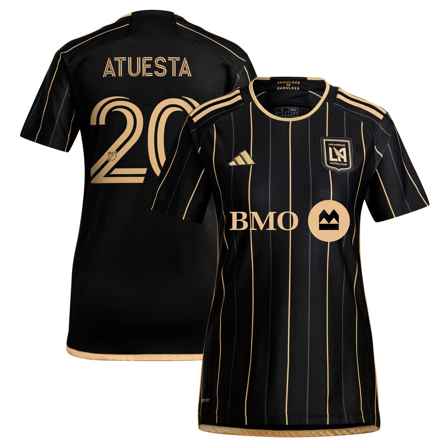 Women's LAFC Eduard Atuesta adidas Black 2024 Primary Replica Player Jersey - Puhuasuan