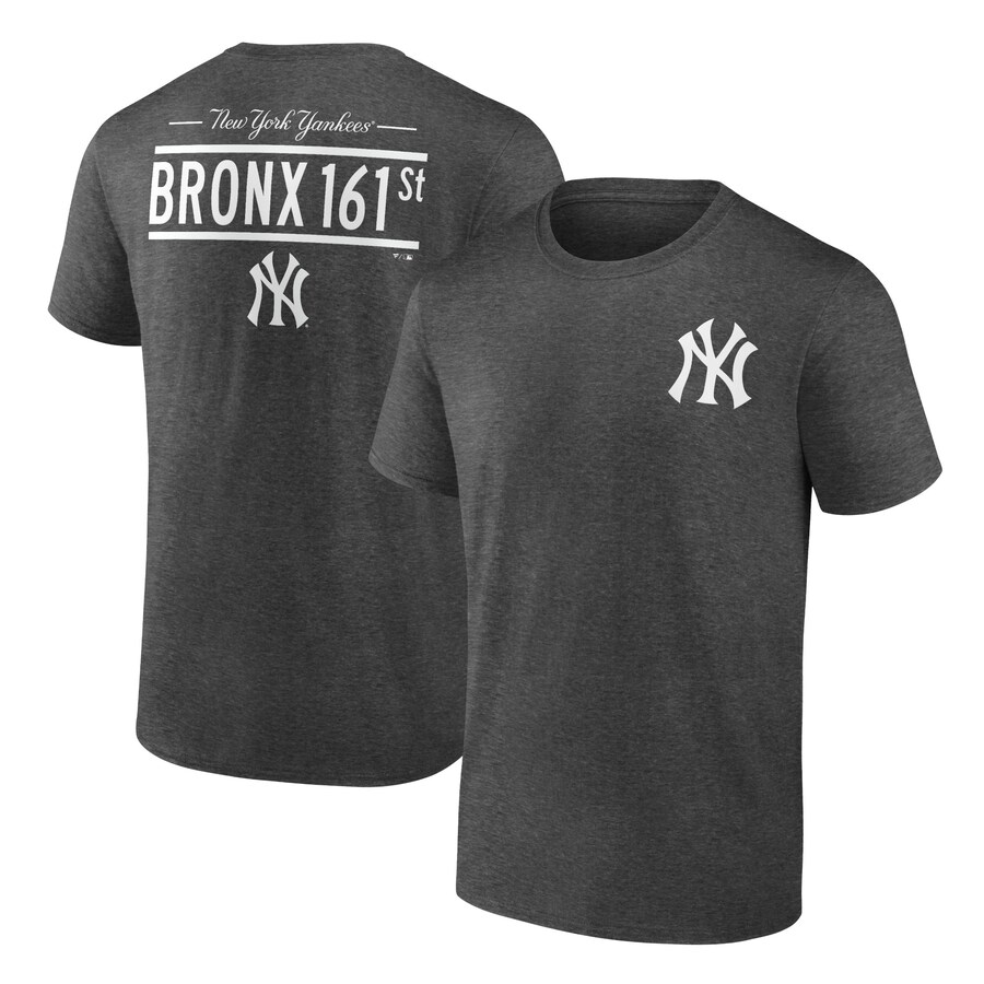 Men's New York Yankees Charcoal Hometown Collection Bronx Sign T-Shirt - Puhuasuan
