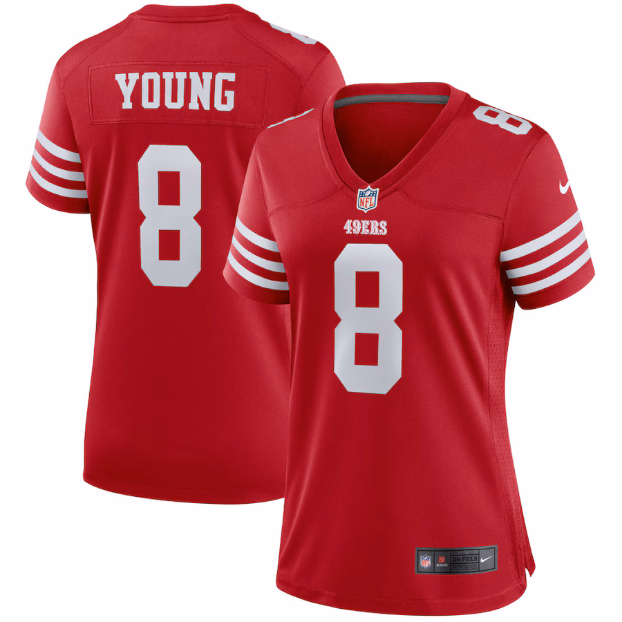 Women's San Francisco 49ers Steve Young Nike Scarlet Retired Player Game Jersey - Puhuasuan