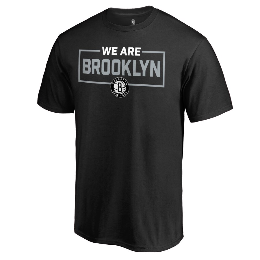 Men's Brooklyn Nets Black We Are Iconic Collection T-Shirt - Puhuasuan