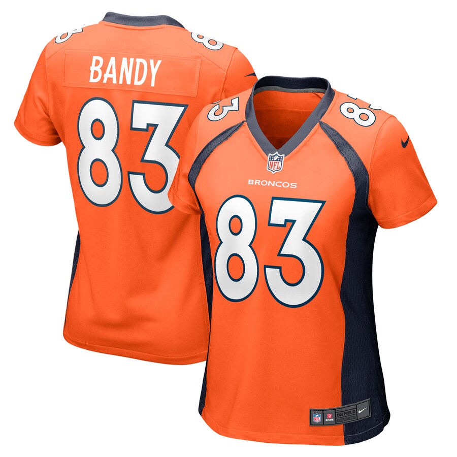 Women's Denver Broncos Michael Bandy Nike  Orange Team Game Jersey - Puhuasuan