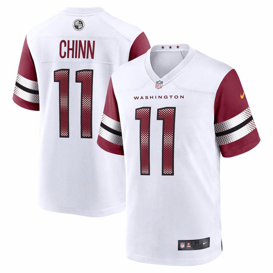 Men's Washington Commanders Jeremy Chinn Nike White Game Jersey - Puhuasuan
