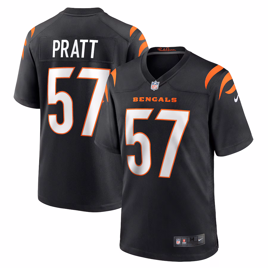 Men's Cincinnati Bengals Germaine Pratt Nike Black Game Jersey - Puhuasuan