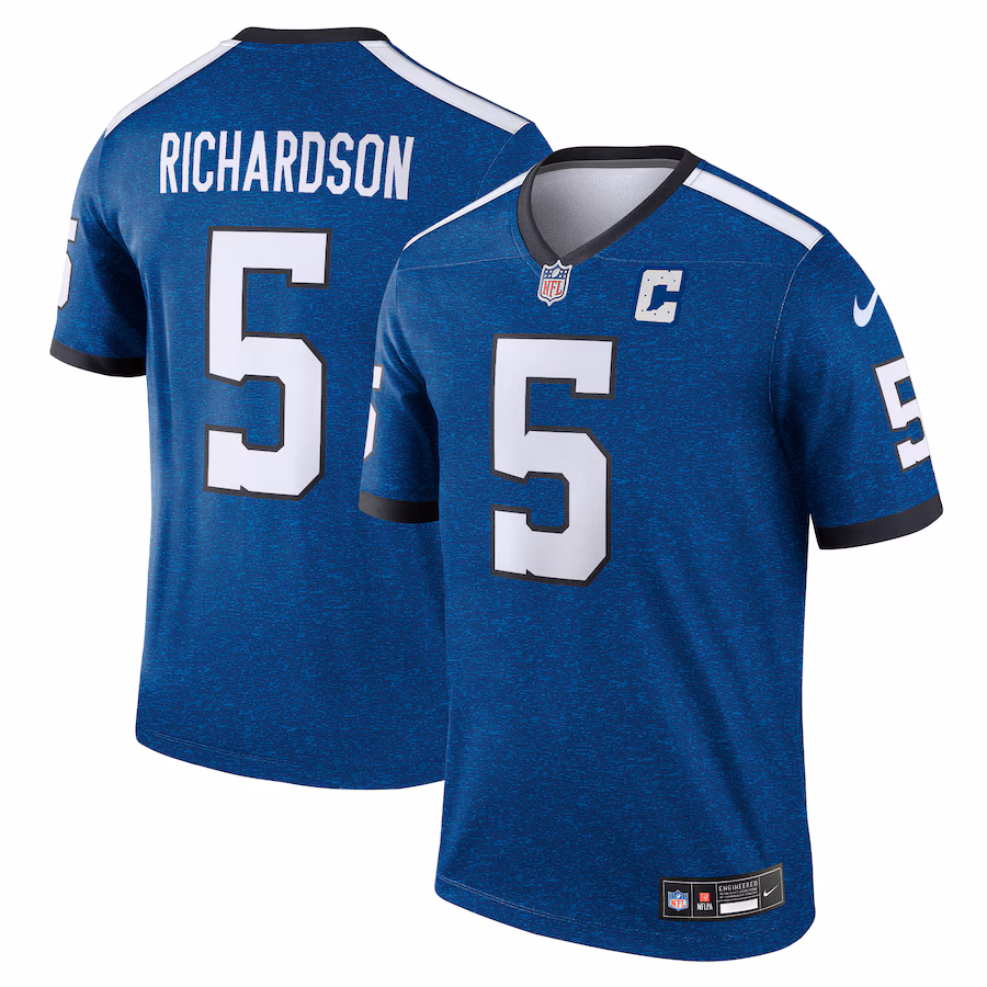 Men's Indianapolis Colts Anthony Richardson Nike Royal Alternate Legend Player Performance Top - Puhuasuan