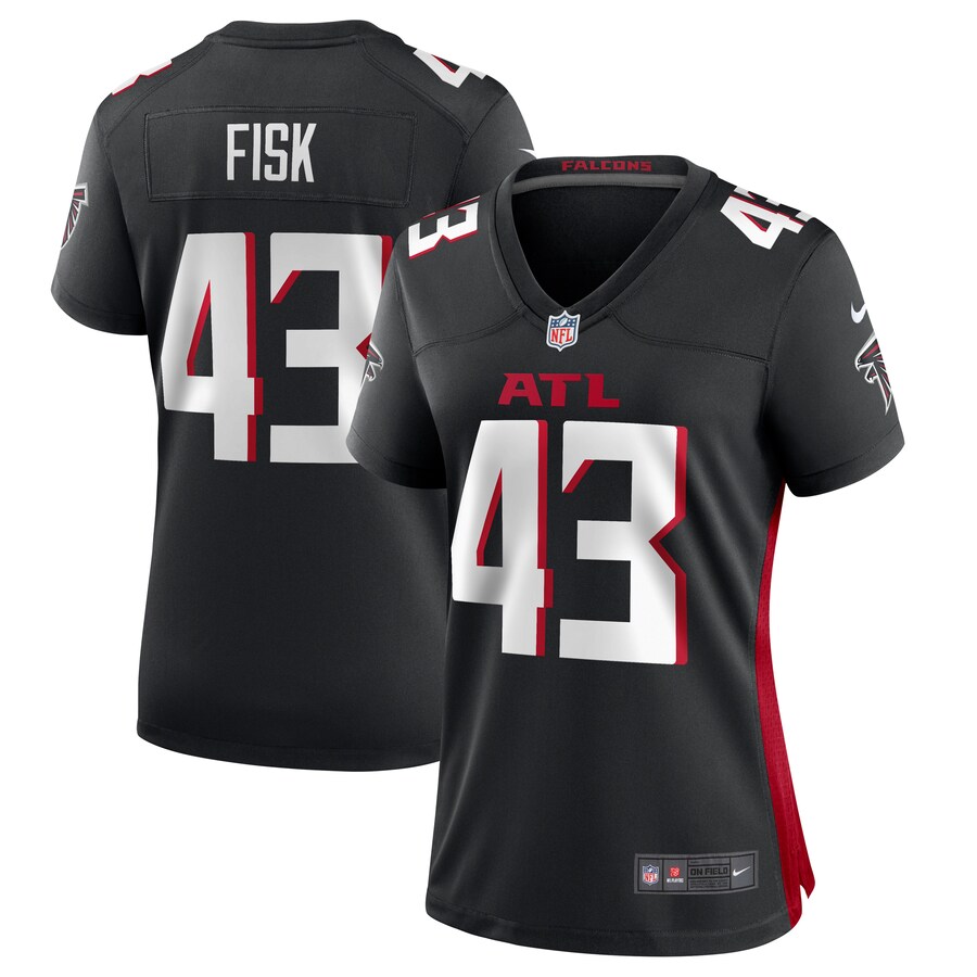 Women's Atlanta Falcons Tucker Fisk Nike Black Player Game Jersey - Puhuasuan