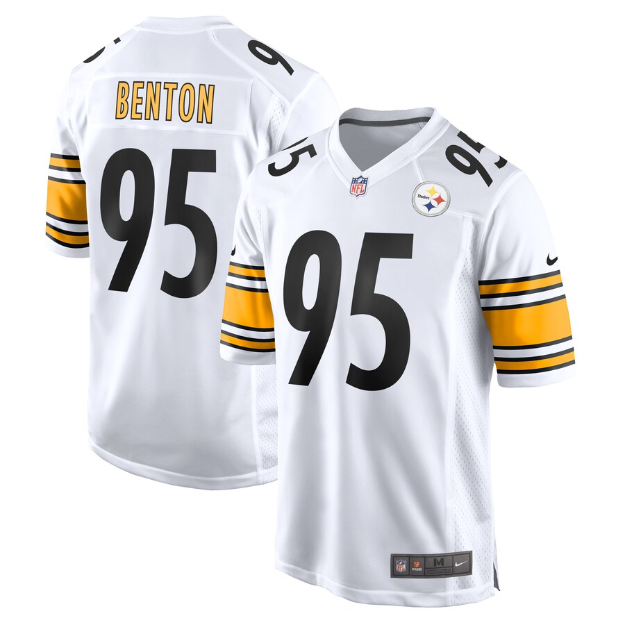 Men's Pittsburgh Steelers Keeanu Benton Nike  White  Game Jersey - Puhuasuan