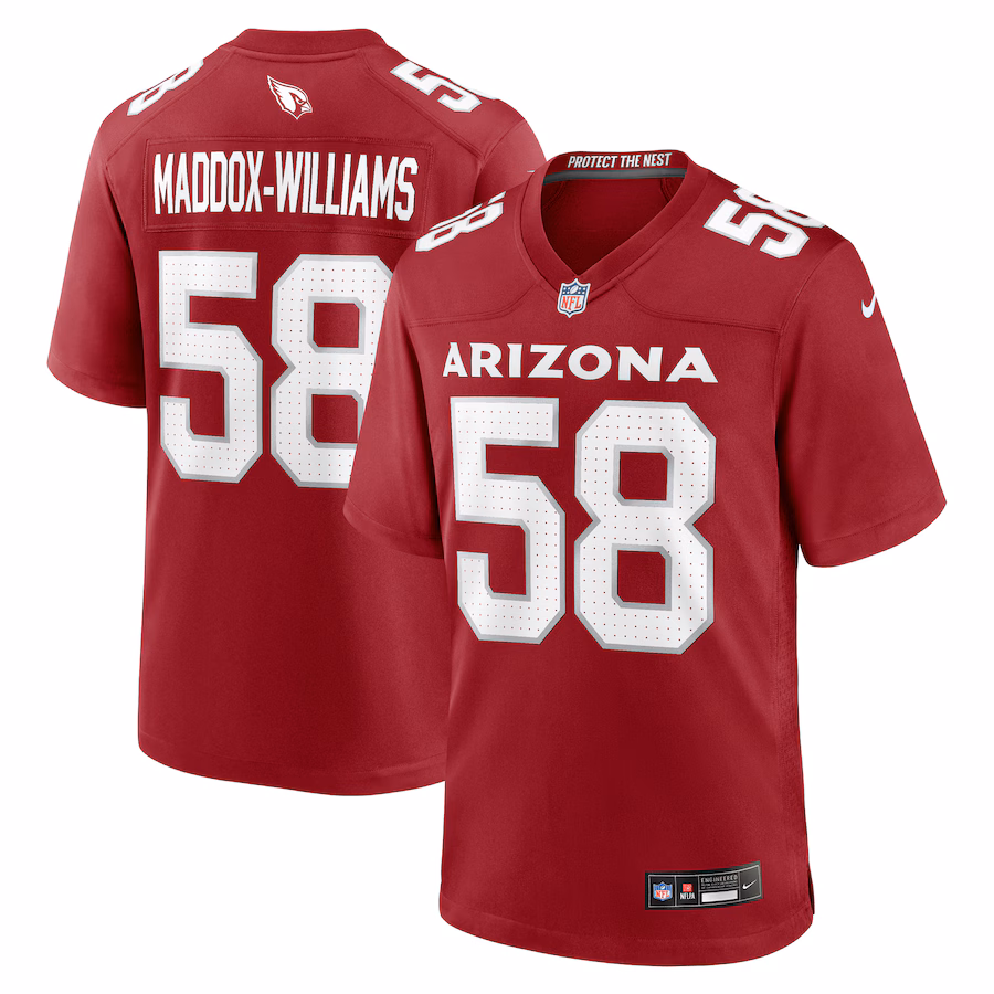 Men's Arizona Cardinals Tyreek Maddox-Williams Nike  Cardinal  Game Jersey - Puhuasuan