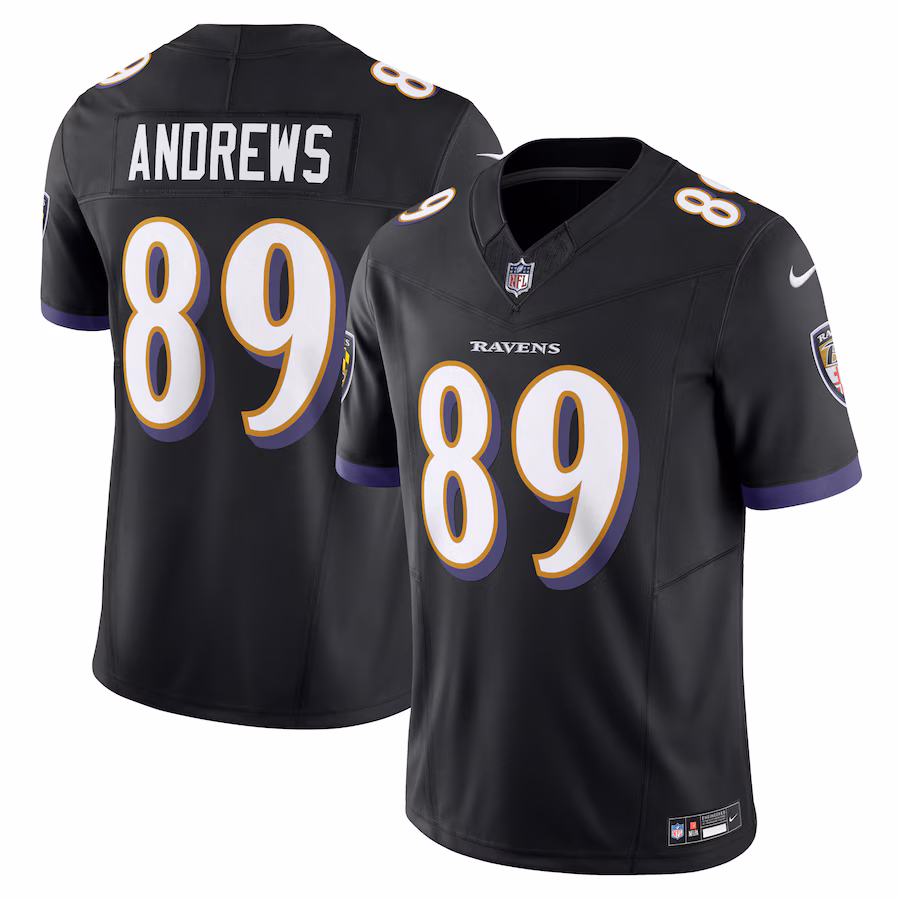 Men's Baltimore Ravens Mark Andrews Nike Black Vapor F.U.S.E. Limited Jersey - Puhuasuan