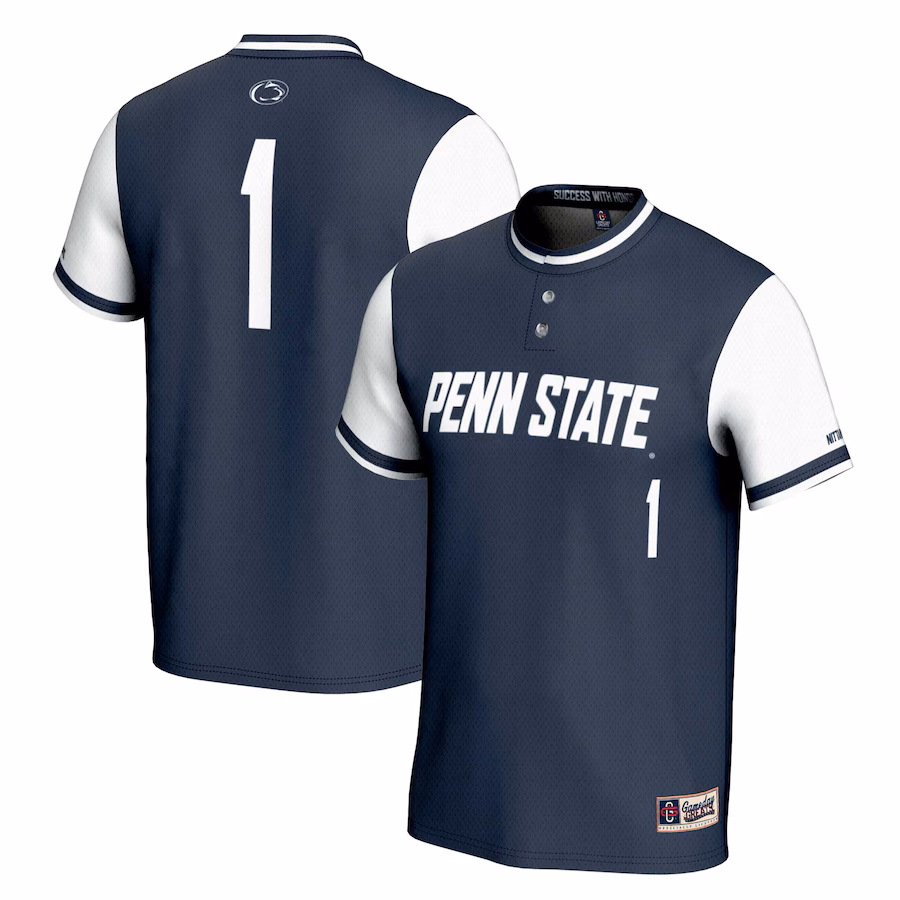 Youth GameDay Greats #1 Navy Penn State Nittany Lions Lightweight Softball Jersey - Puhuasuan
