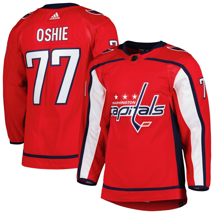 Men's Washington Capitals TJ Oshie adidas Red  Primegreen Authentic Pro Player Jersey - Puhuasuan