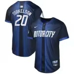 Youth Detroit Tigers Spencer Torkelson Nike Navy 2024 City Connect Limited Jersey - Puhuasuan
