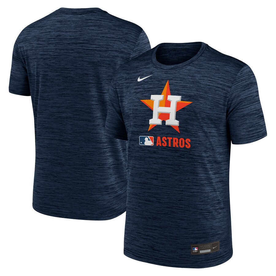 Men's Houston Astros Nike Navy Authentic Collection Velocity Performance Practice T-Shirt - Puhuasuan