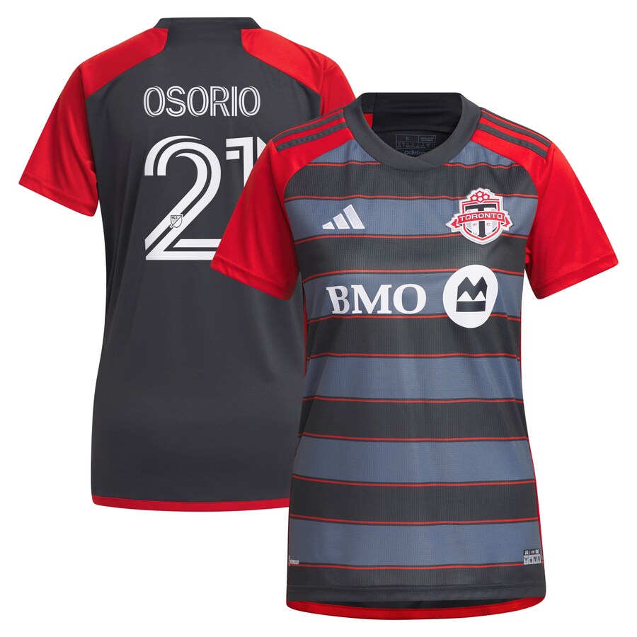 Women's Toronto FC Jonathan Osorio adidas Gray 2023 Club Kit Replica Player Jersey - Puhuasuan