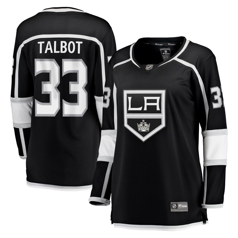 Women's Los Angeles Kings Cam Talbot Fanatics Branded Black Home Breakaway Player Jersey - Puhuasuan