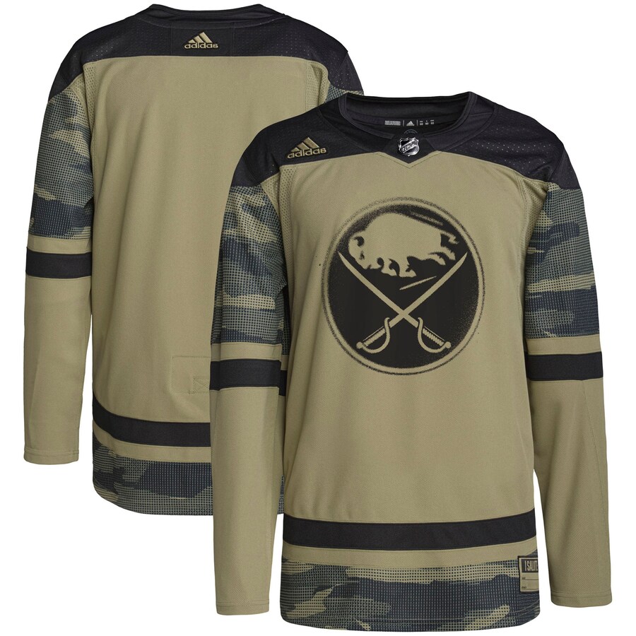 Men's Buffalo Sabres adidas Camo Military Appreciation Team Authentic Practice Jersey - Puhuasuan