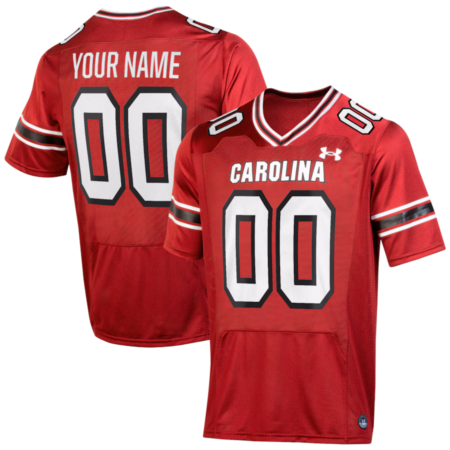 South Carolina Gamecocks Under Armour Custom Replica Football Jersey - Garnet - Puhuasuan