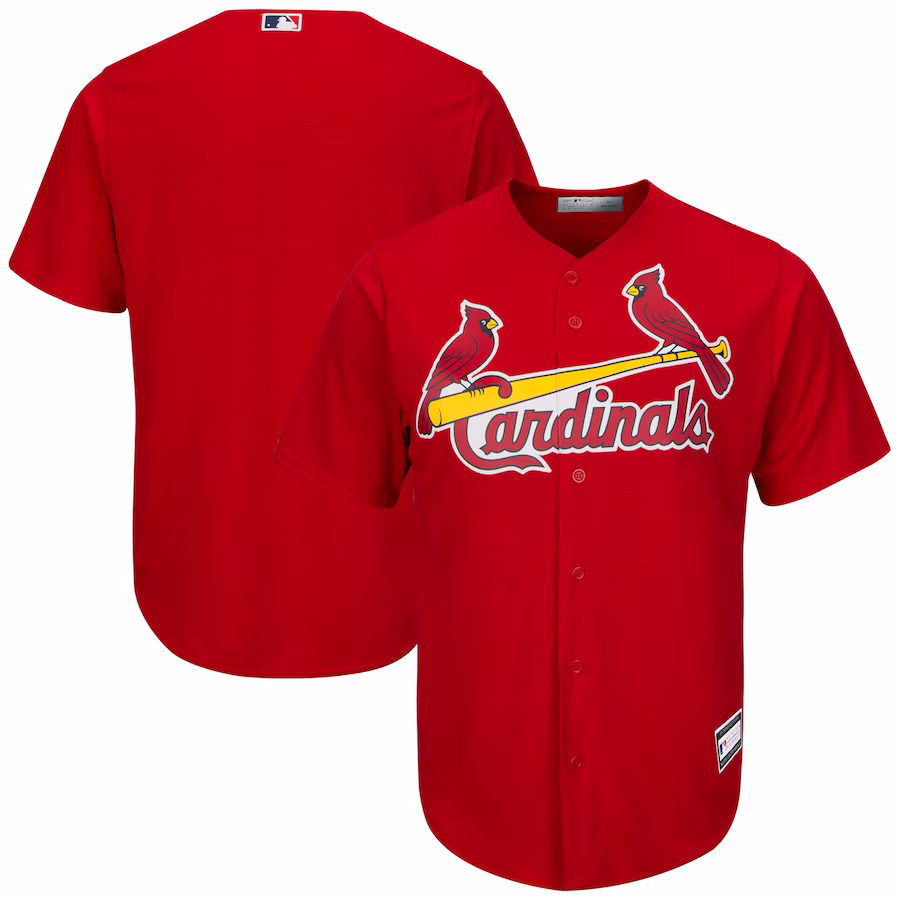 Men's St. Louis Cardinals Red Big & Tall Replica Team Jersey - Puhuasuan