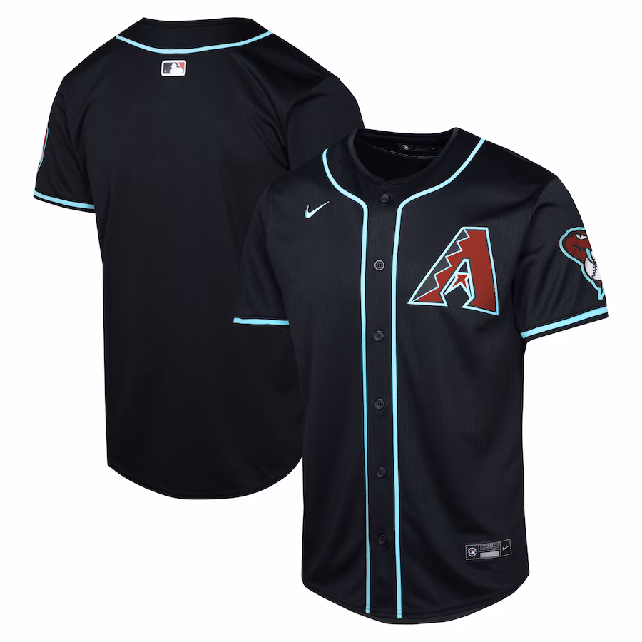 Youth Arizona Diamondbacks Nike Black Alternate Limited Jersey - Puhuasuan