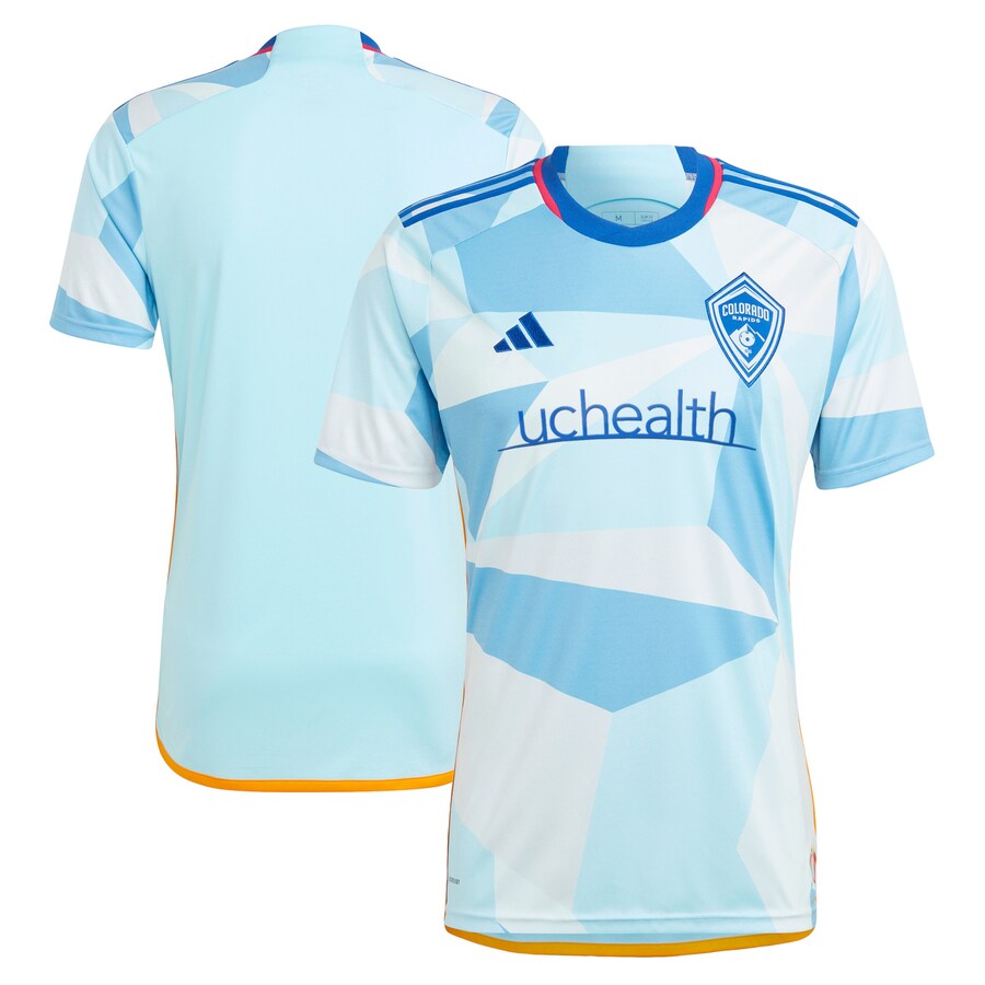 Men's Colorado Rapids adidas Light Blue 2023 New Day Kit Replica Jersey - Puhuasuan