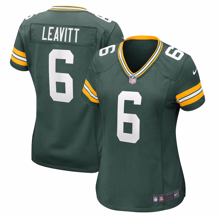 Women's Green Bay Packers Dallin Leavitt Nike Green Game Player Jersey - Puhuasuan