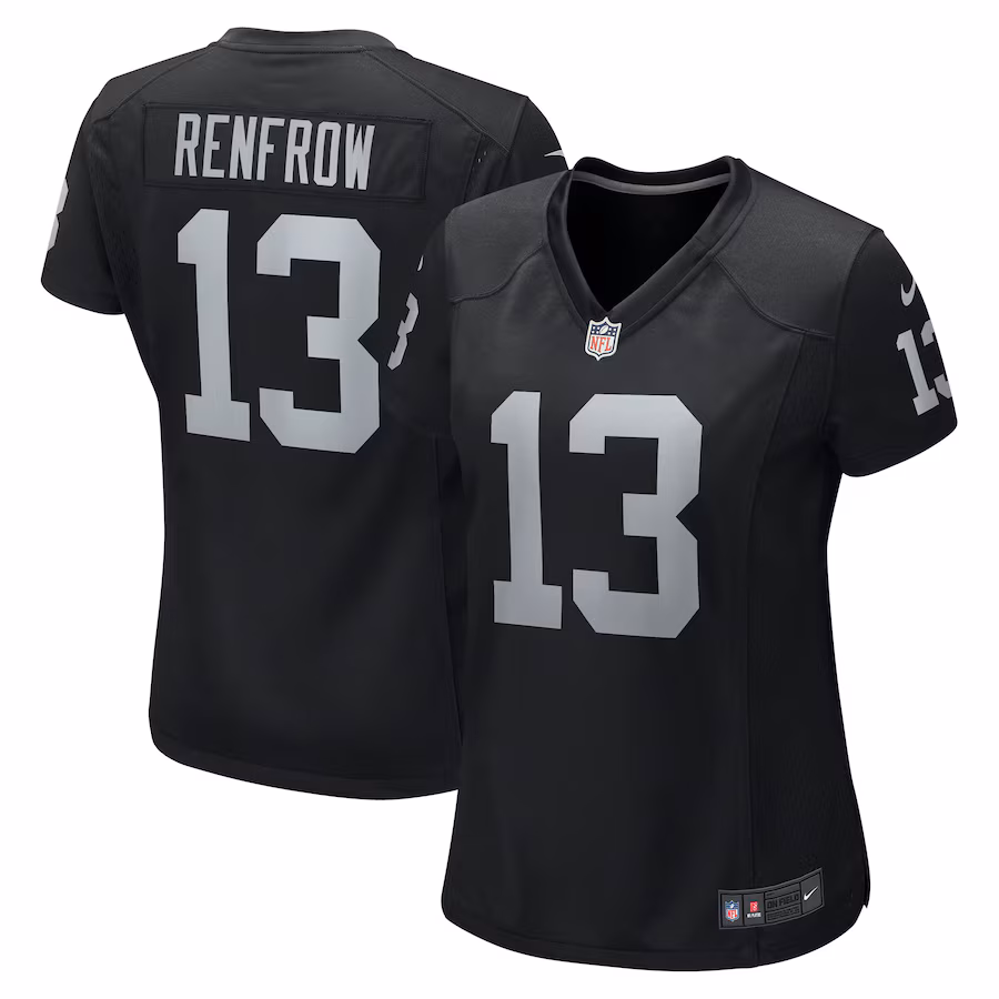 Women's Las Vegas Raiders Hunter Renfrow Nike Black Game Jersey - Puhuasuan