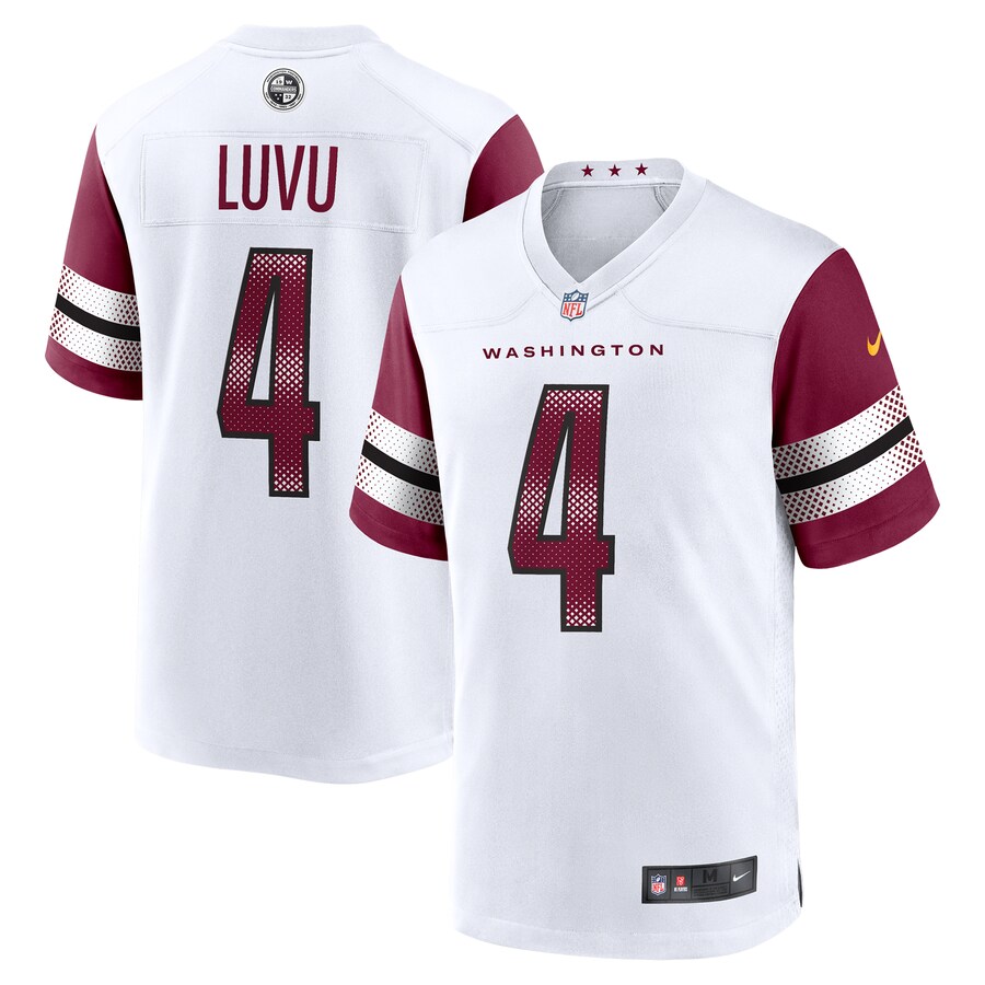 Men's Washington Commanders Frankie Luvu Nike  White Game Jersey - Puhuasuan