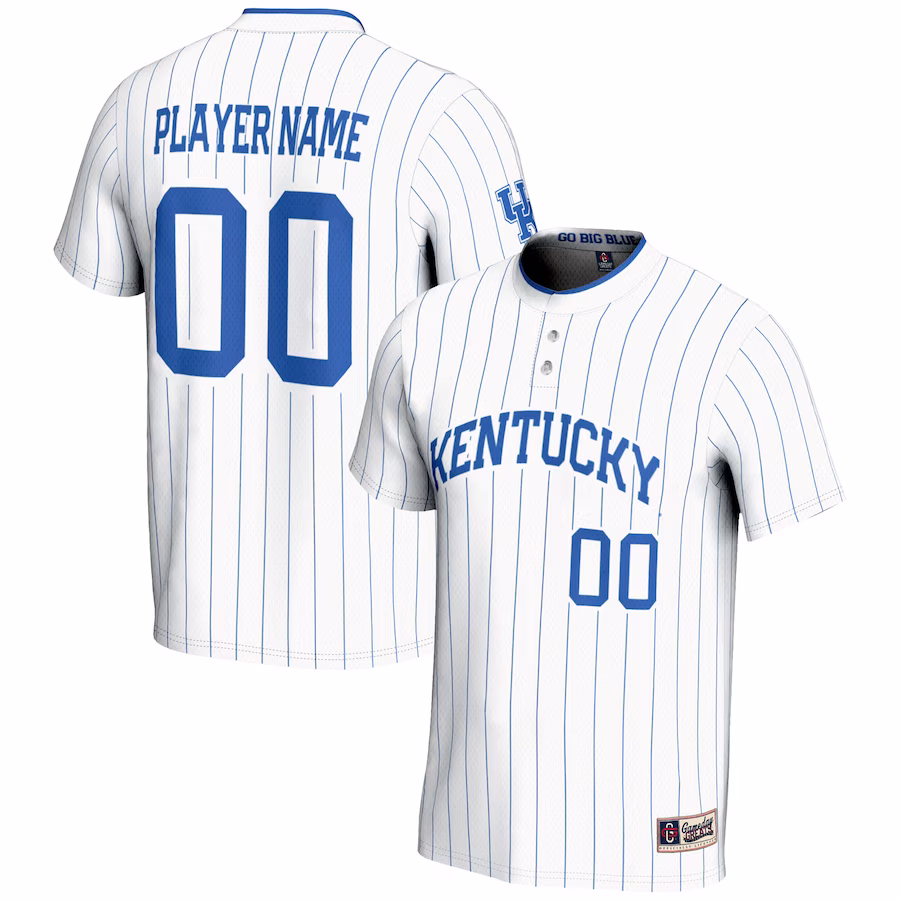 Kentucky Wildcats GameDay Greats Youth NIL Pick-A-Player Lightweight Softball Jersey - White - Puhuasuan