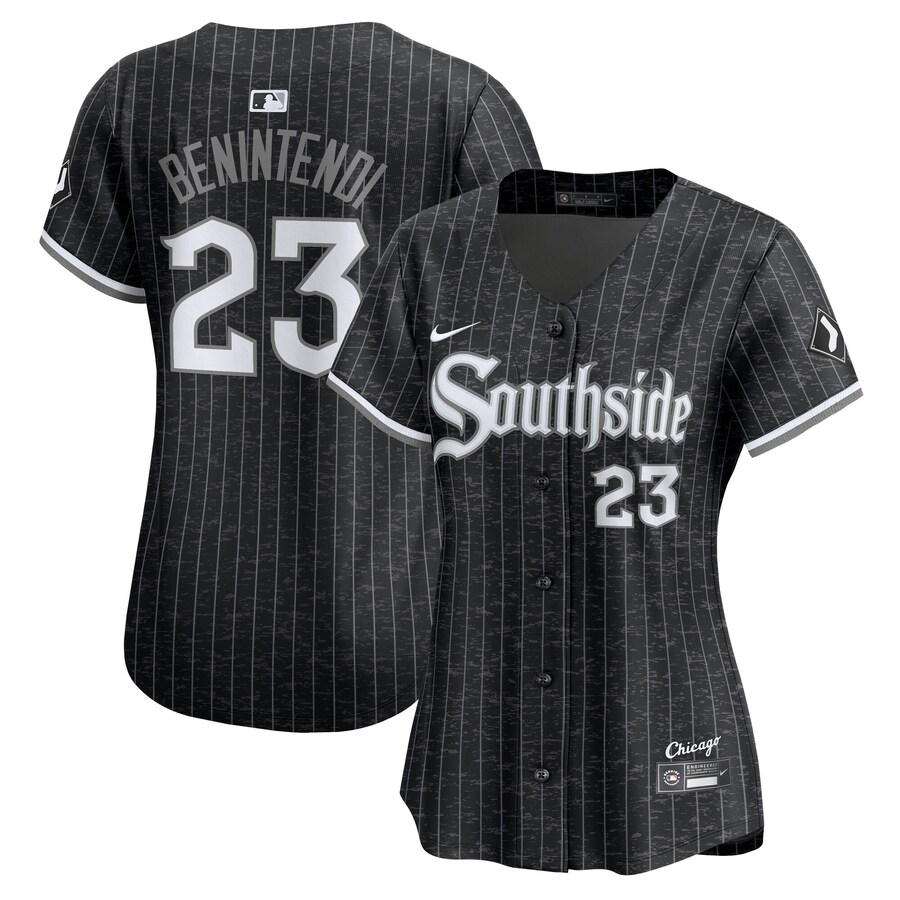 Women's Chicago White Sox Andrew Benintendi Nike Black City Connect Limited Jersey - Puhuasuan