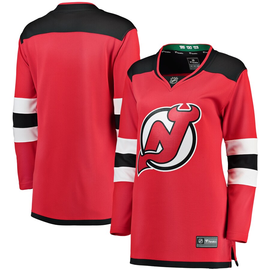 Women's New Jersey Devils Fanatics Branded Red Breakaway Home Jersey - Puhuasuan