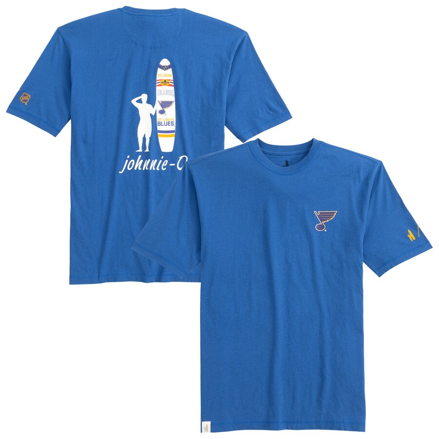 Men's St. Louis Blues johnnie-O Blue Heathered Spencer T-Shirt - Puhuasuan