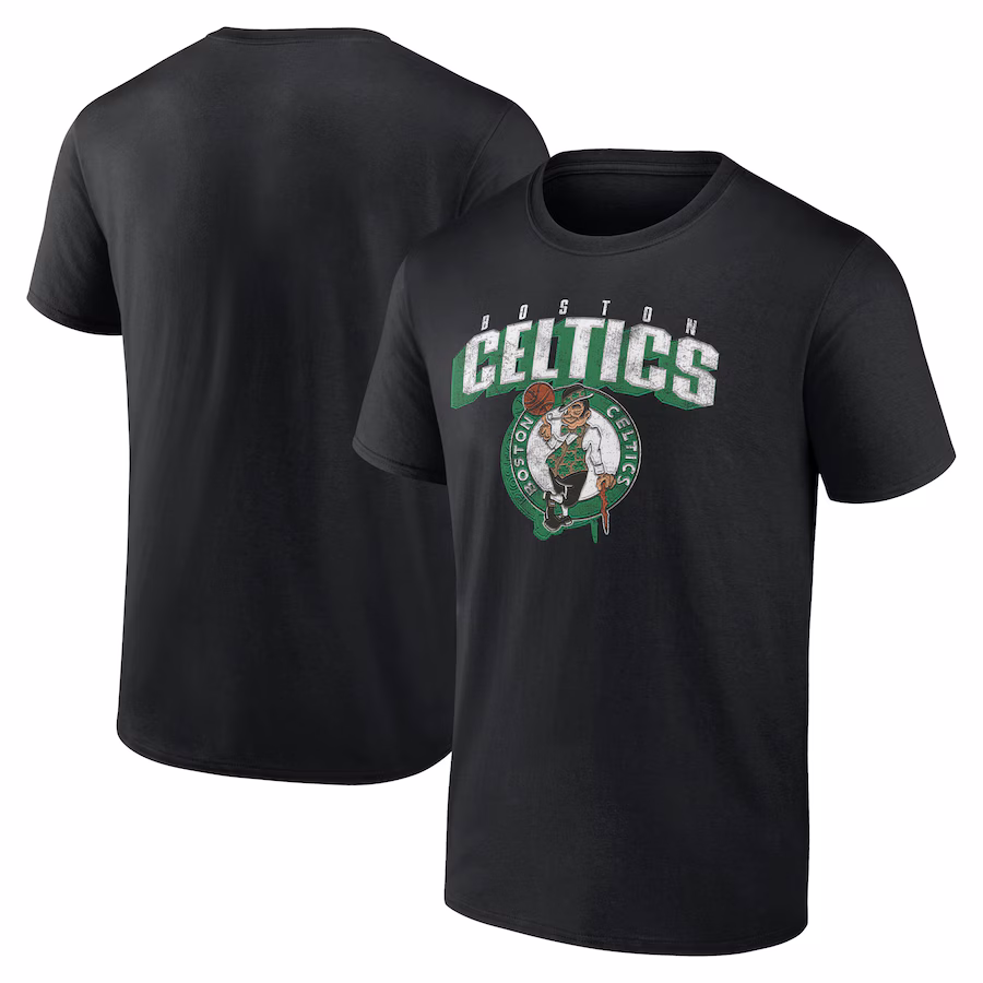 Men's Boston Celtics  Black Breakaway Dunk T-Shirt - Puhuasuan
