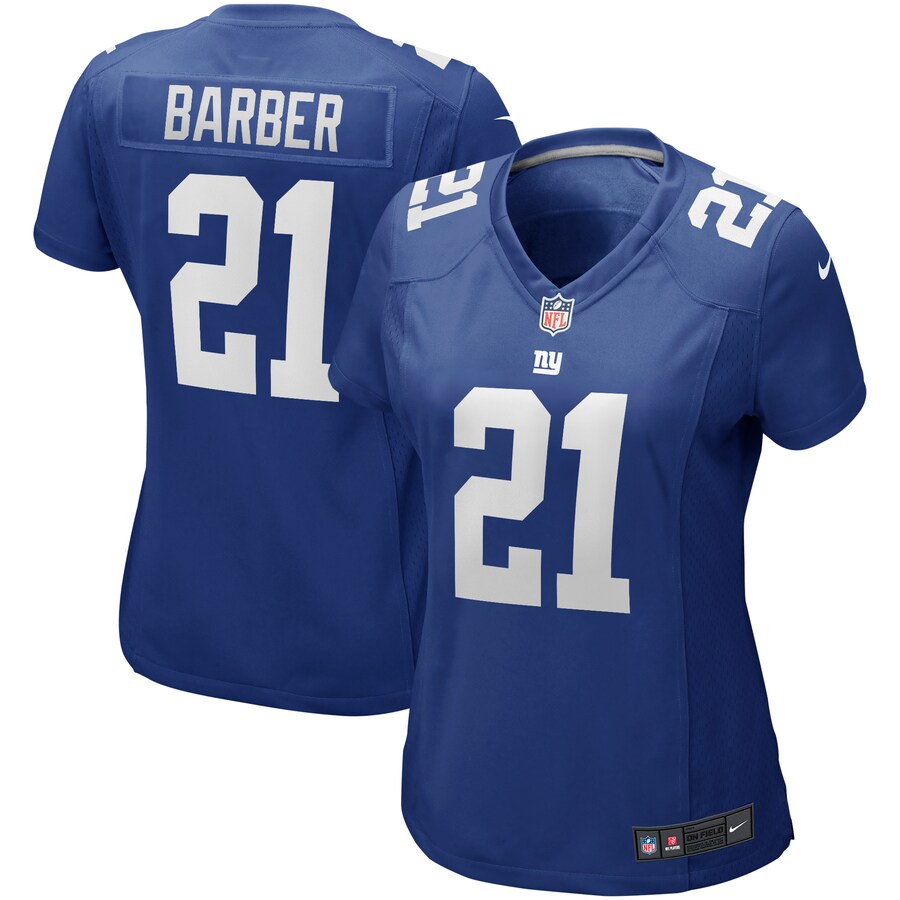 Women's New York Giants Tiki Barber Nike Royal Game Retired Player Jersey - Puhuasuan