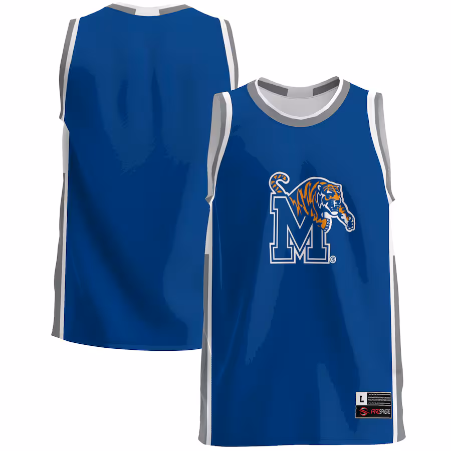 Men's GameDay Greats  Blue Memphis Tigers  Lightweight Basketball Jersey - Puhuasuan