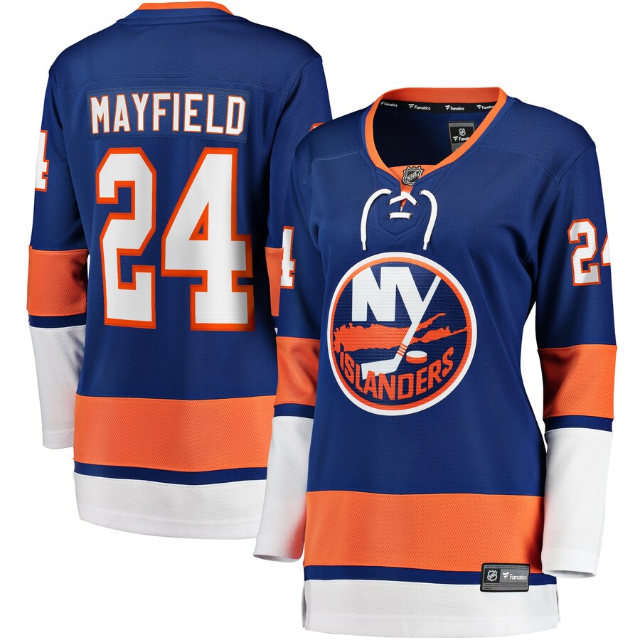 Women's New York Islanders Scott Mayfield Fanatics Branded Royal Breakaway Jersey - Puhuasuan