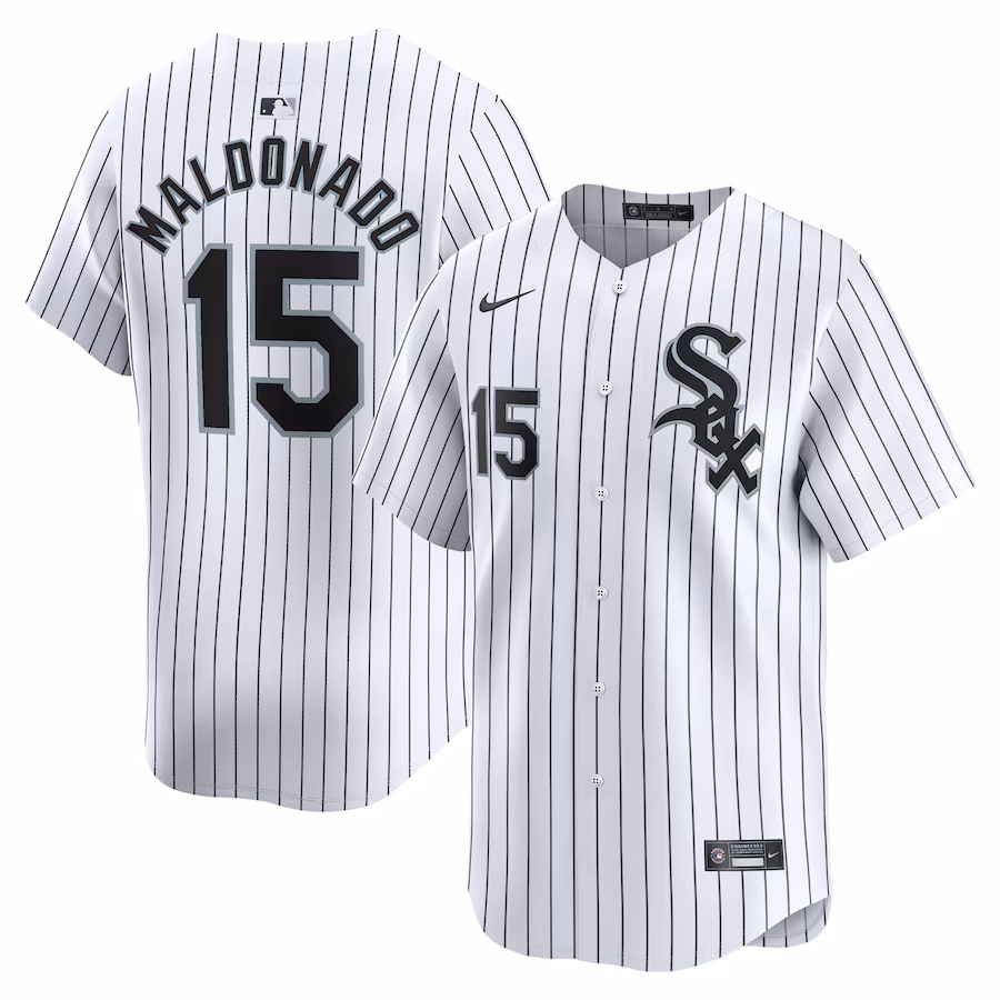 Men's Chicago White Sox Martín Maldonado Nike White Home Limited Player Jersey - Puhuasuan