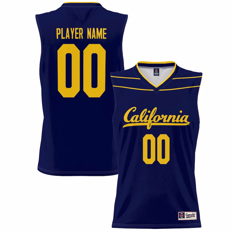 Cal Bears GameDay Greats Youth NIL Pick-A-Player Lightweight Basketball Jersey - Navy - Puhuasuan